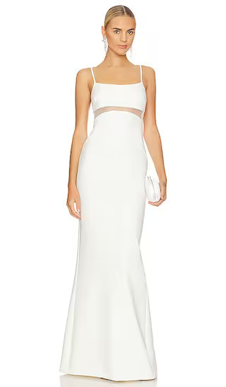 Stefania Gown | White Gown | Long White Dress | White Maxi Dress | White Wedding Guest Dress | Revolve Clothing (Global)