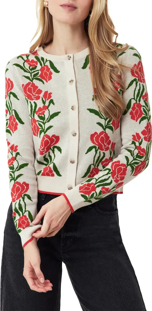 Scotch & Soda Poinsettia Intarsia Crewneck Sweater | Nordstromrack | Nordstrom Rack
