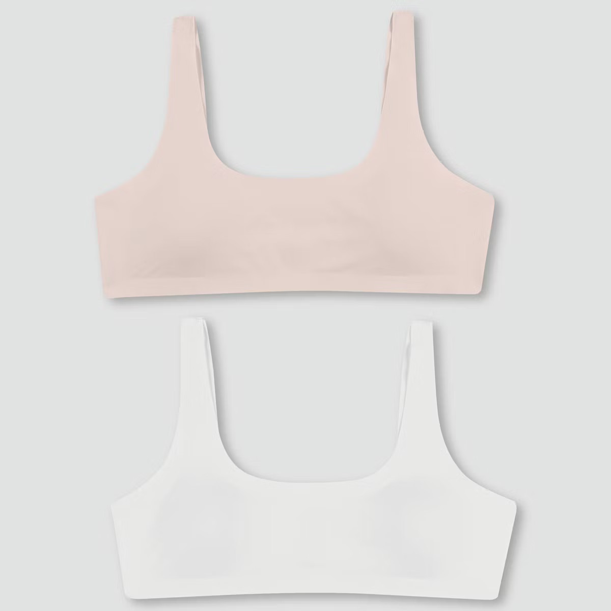 Hanes Girls' 2pk Bonded Comfort Bra | Target