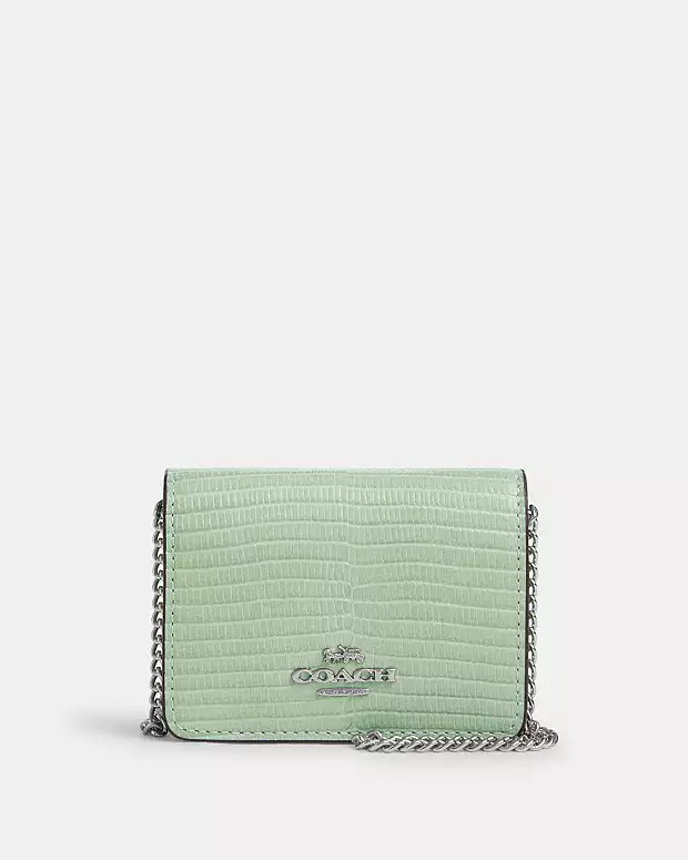 Mini Wallet On A Chain | Coach Outlet US