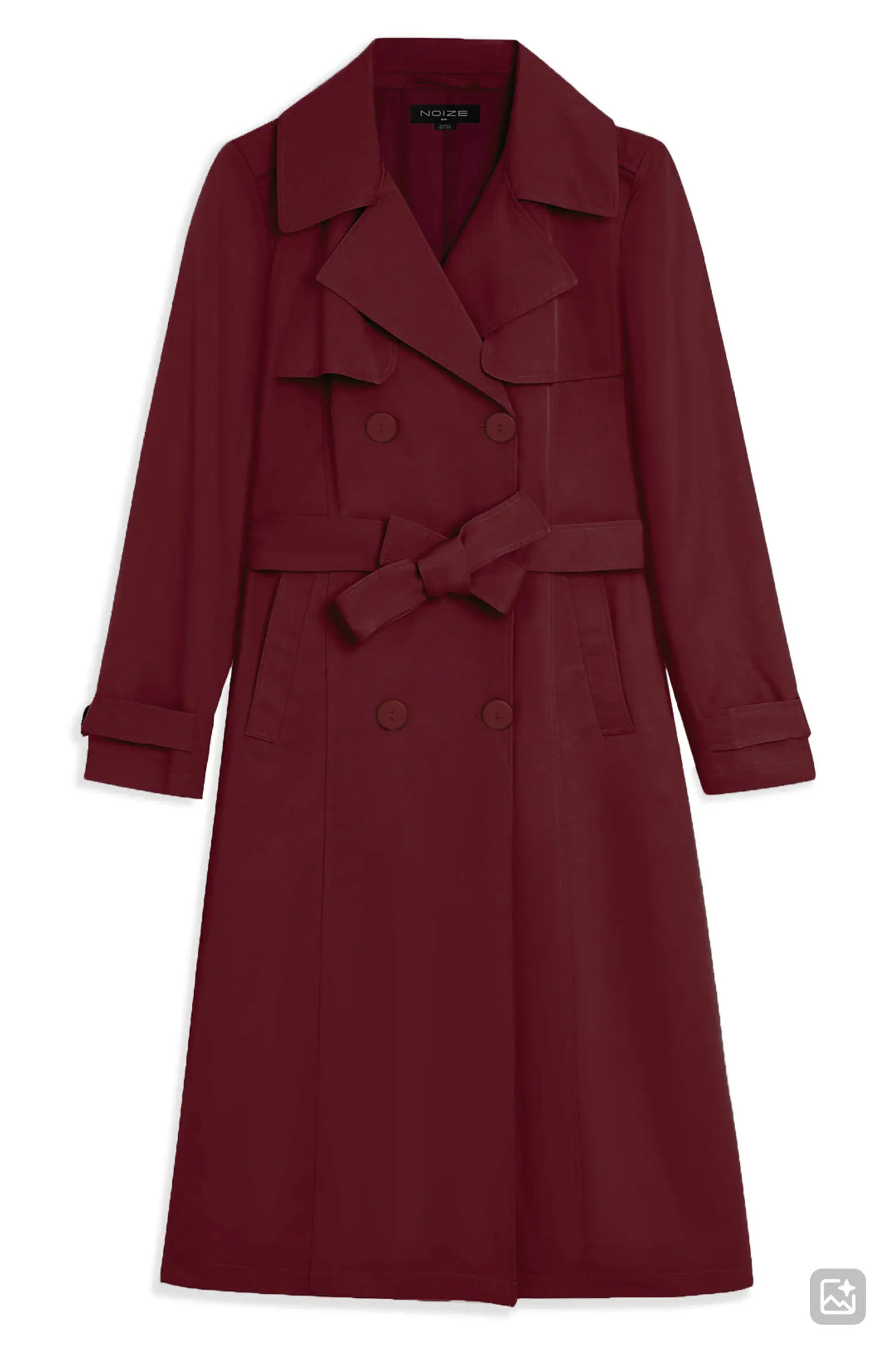 Evelin Tie Waist Water Repellent Coat (Women) | Nordstrom | Nordstrom