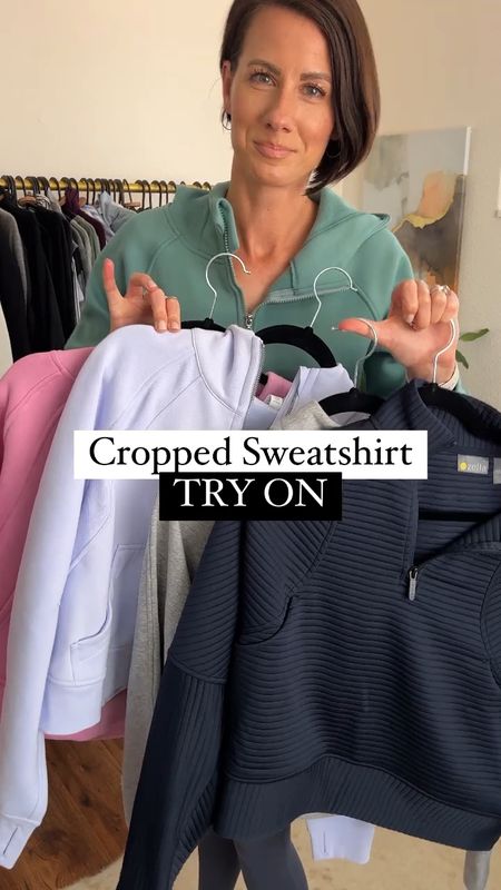 Cropped Sweatshirt Try-On

#LTKstyletip #LTKfit #LTKSeasonal