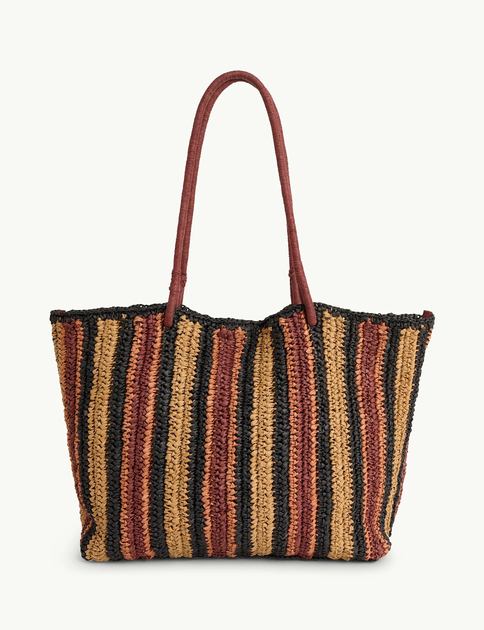 Striped Raffia Bag | Nobody's Child
