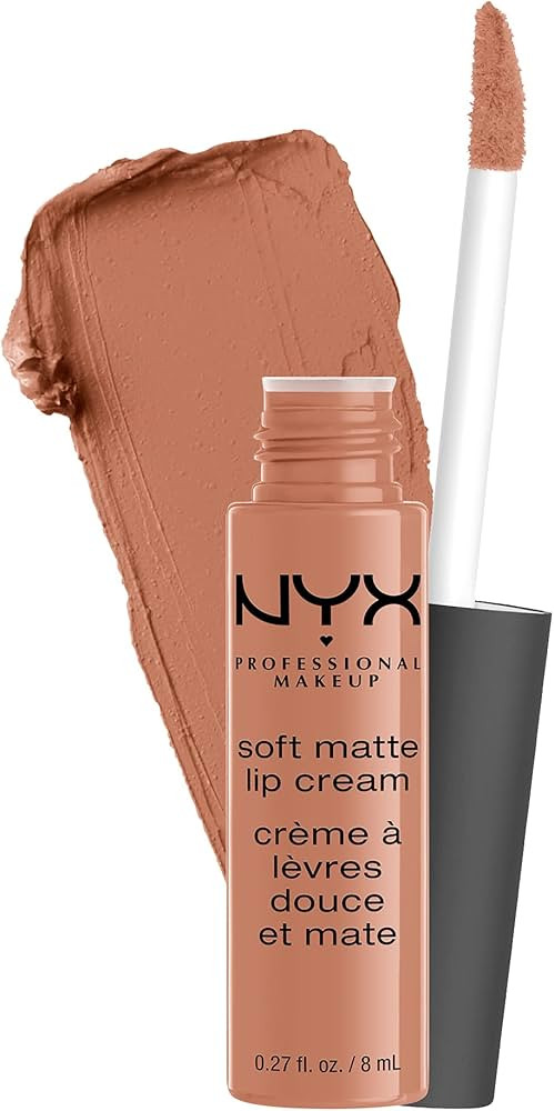 NYX PROFESSIONAL MAKEUP Soft Matte Lip Cream, Lightweight Liquid Lipstick - Cape Town (Nude Sand) | Amazon (US)