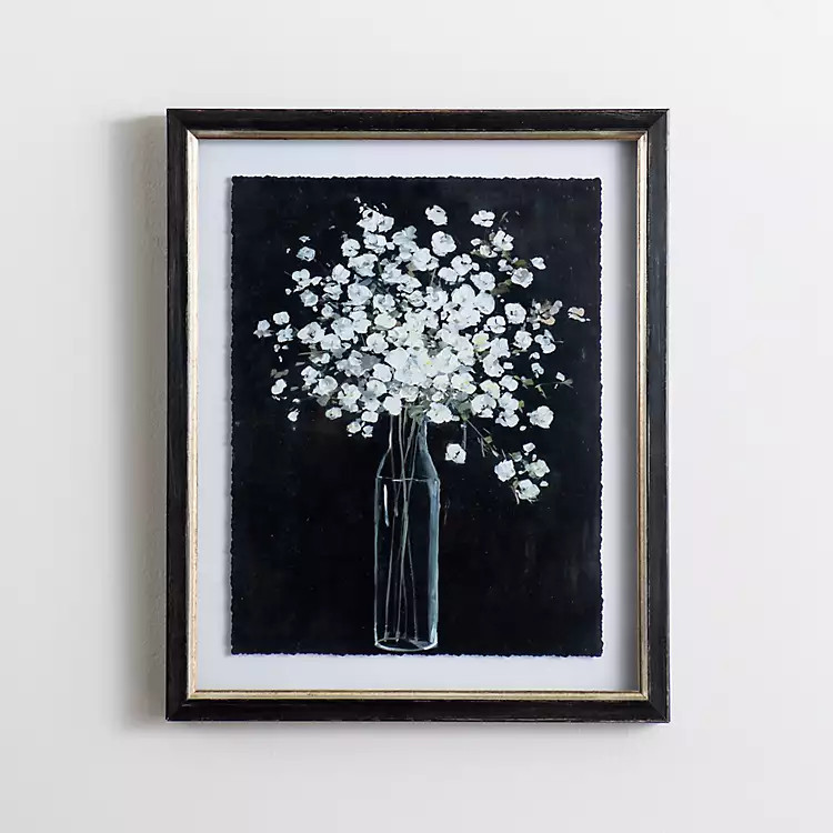 Sophisticated Floral Framed Art Print | Kirkland's Home