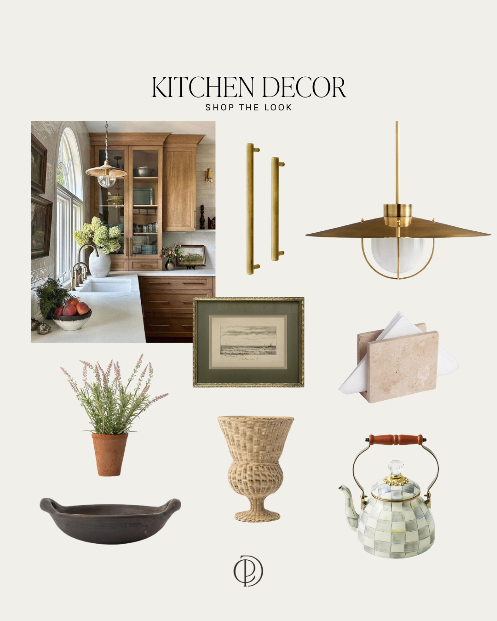 Kitchen Decor | Pendant Lighting | Brass Accents | Vintage Prints | Cabinet Hardware | Travertine | Napkin Holder | Nancy Meyers Core | Potted Plants | Terracotta Bowl | Fruit Bowl | Wicker | MacKenzie Childs | Transitional Kitchen | 

#LTKcanada #LTKgiftguide #LTKsummer
