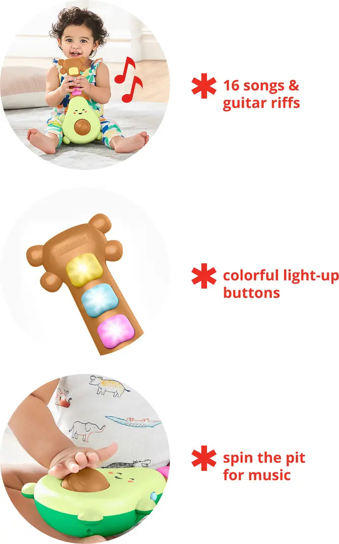 Skip Hop Farmstand Rock-A-Mole Guitar Toy | Nordstrom | Nordstrom