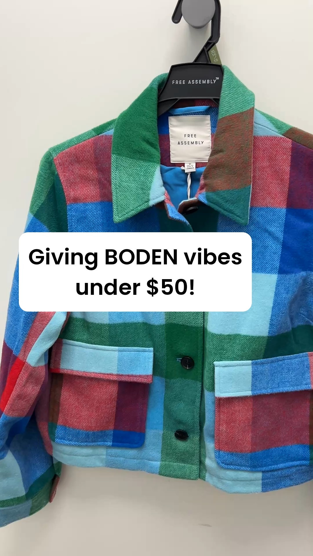 Looks like Boden, but for under $50!

A fun chore coat in colorful plaid.

This came home with me. 

Women's coats, plaid, holiday looks, thanksgiving, over 40 style, over 50, Christmas outfits, cute coats, Boden, Walmart finds, luxe for less

#LTKOver40 #LTKPetite #LTKFindsUnder50