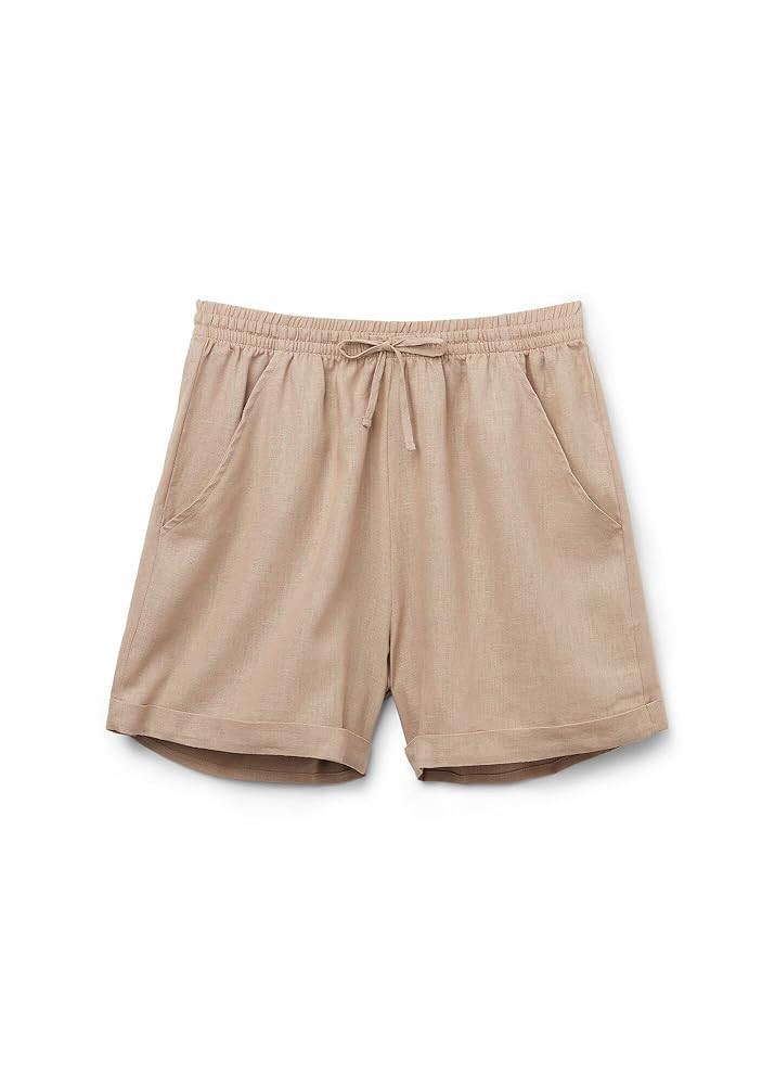 Woman's Linen and Viscose Shorts | Amazon (US)