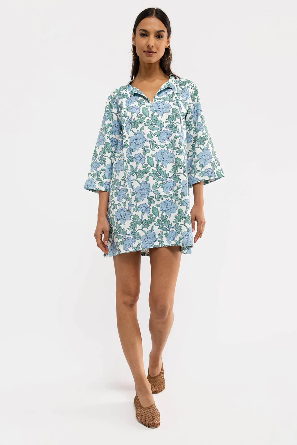 Phoebe Dress - Coastal Garden | Smith and Quinn