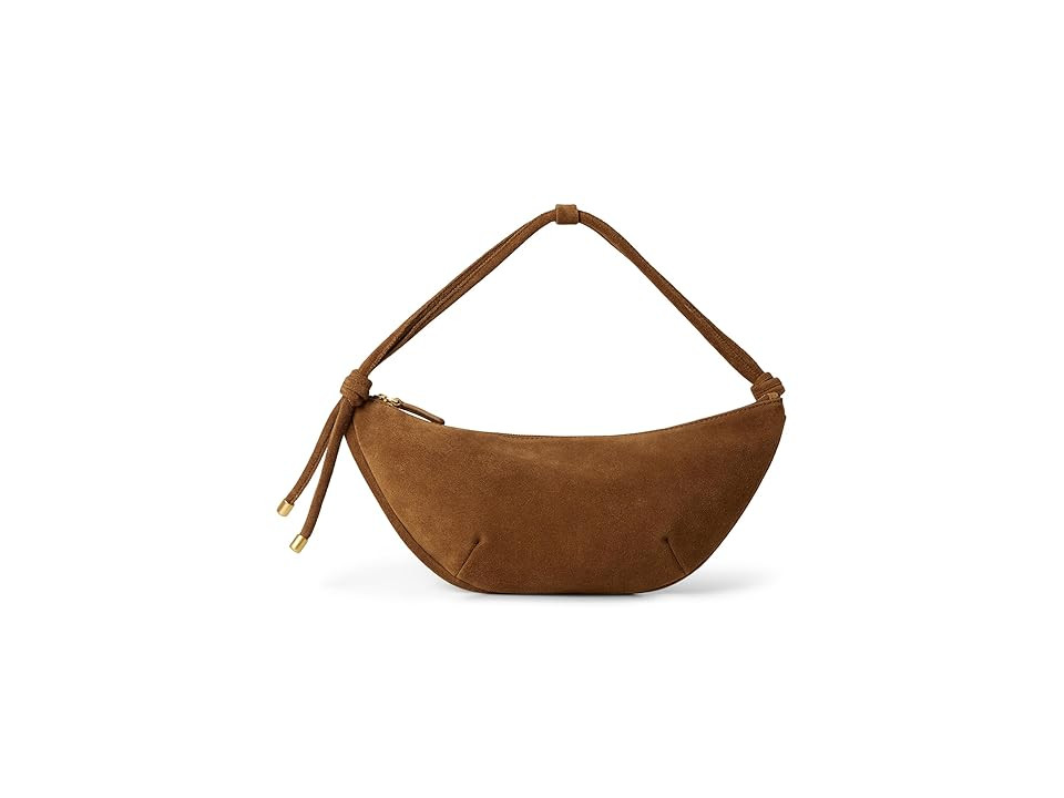 Madewell Suede Bolo Shoulder Bag Women's Handbags Aged Cognac, Leather/Suede | Zappos