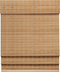 LazBlinds Cordless Bamboo Roman Shades, Light Filtering Window Treatment, Roll Up Bamboo Blinds f... | Amazon (US)
