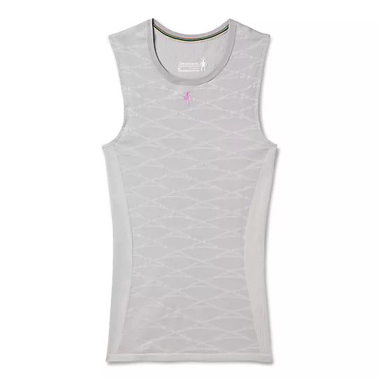 Smartwool Women's Intraknitâ¢ Merino Base Layer Cycle Tank in Storm Gray size Large | Smartwool US