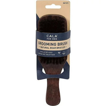 Cala for Men Dark Wood Boar Grooming Brush | Walmart (US)