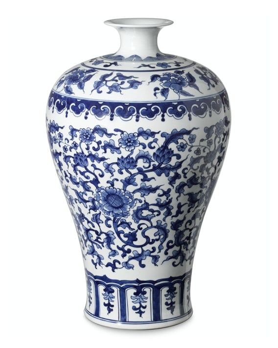 Blue & White Ginger Jar Imperial Vase | Williams-Sonoma