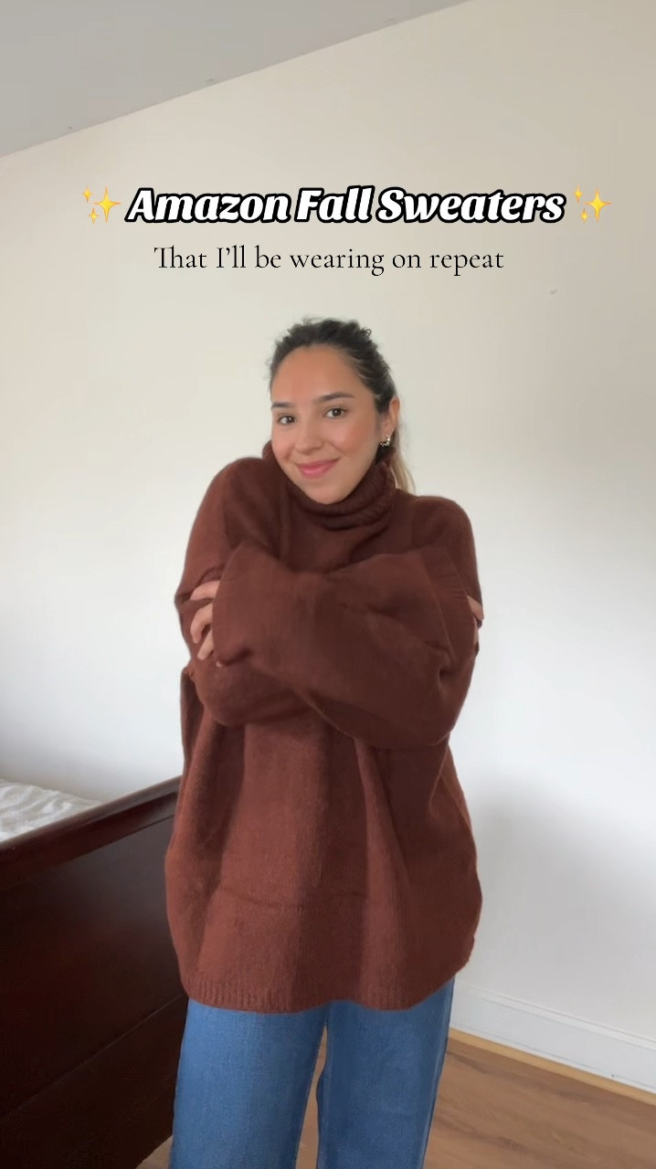 Amazon Fall sweaters. Wearing a small in all 

Cozy crewneck sweater Amazon fall fashion turtleneck vest 

#LTKSeasonal #LTKStyleTip #LTKFindsUnder50