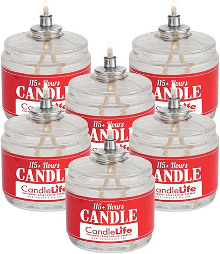 Click for more info about Amazon.com: Candlelife Emergency Survival Candle (Set of 6) - 115 Hours Long Lasting Burning Time...