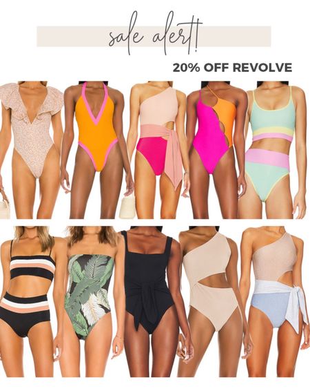 Cutest swimsuits on sale during the Revolve Sale!

#revolvesale #designerswim #swimsuit 

#LTKsalealert #LTKSeasonal #LTKswim