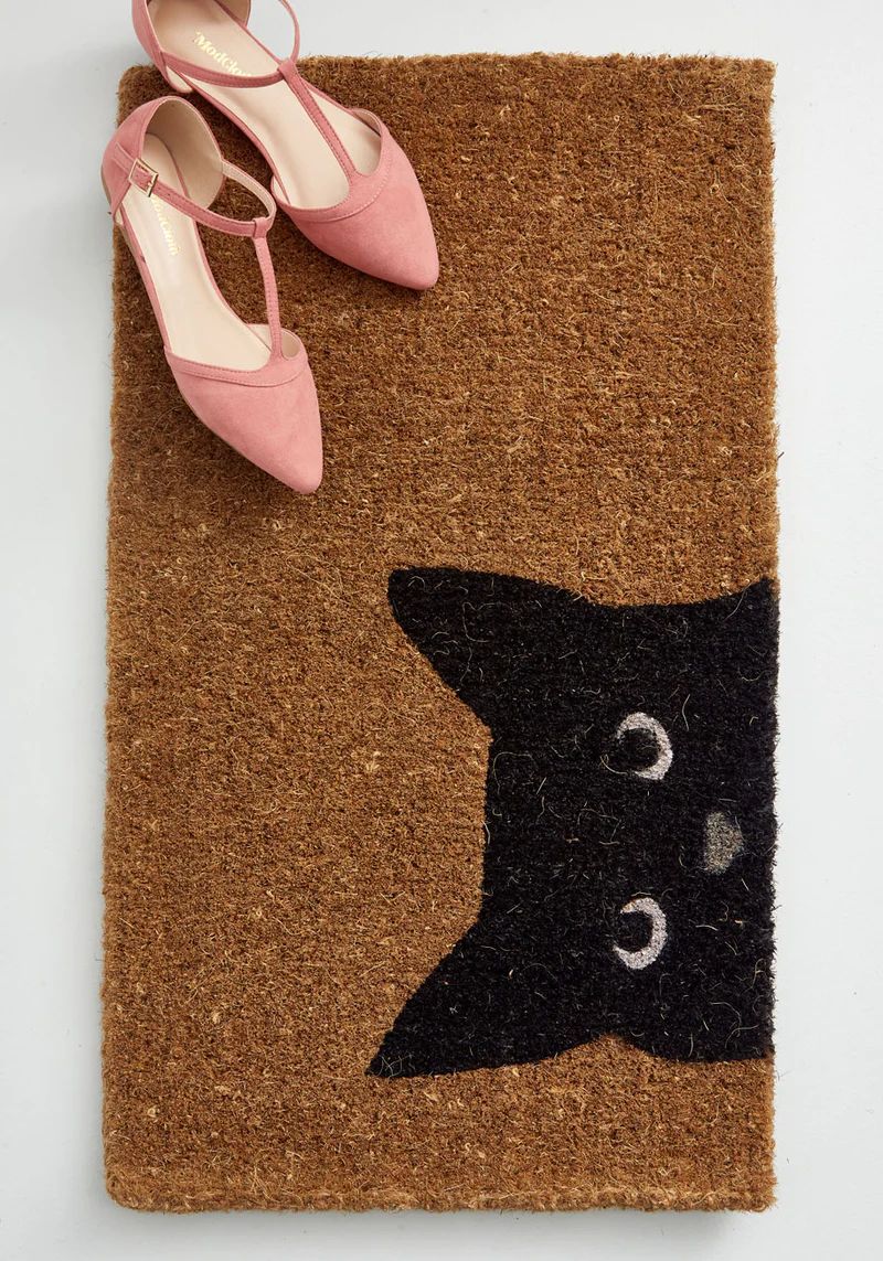 Mew Make Me Feel Cat Doormat | ModCloth
