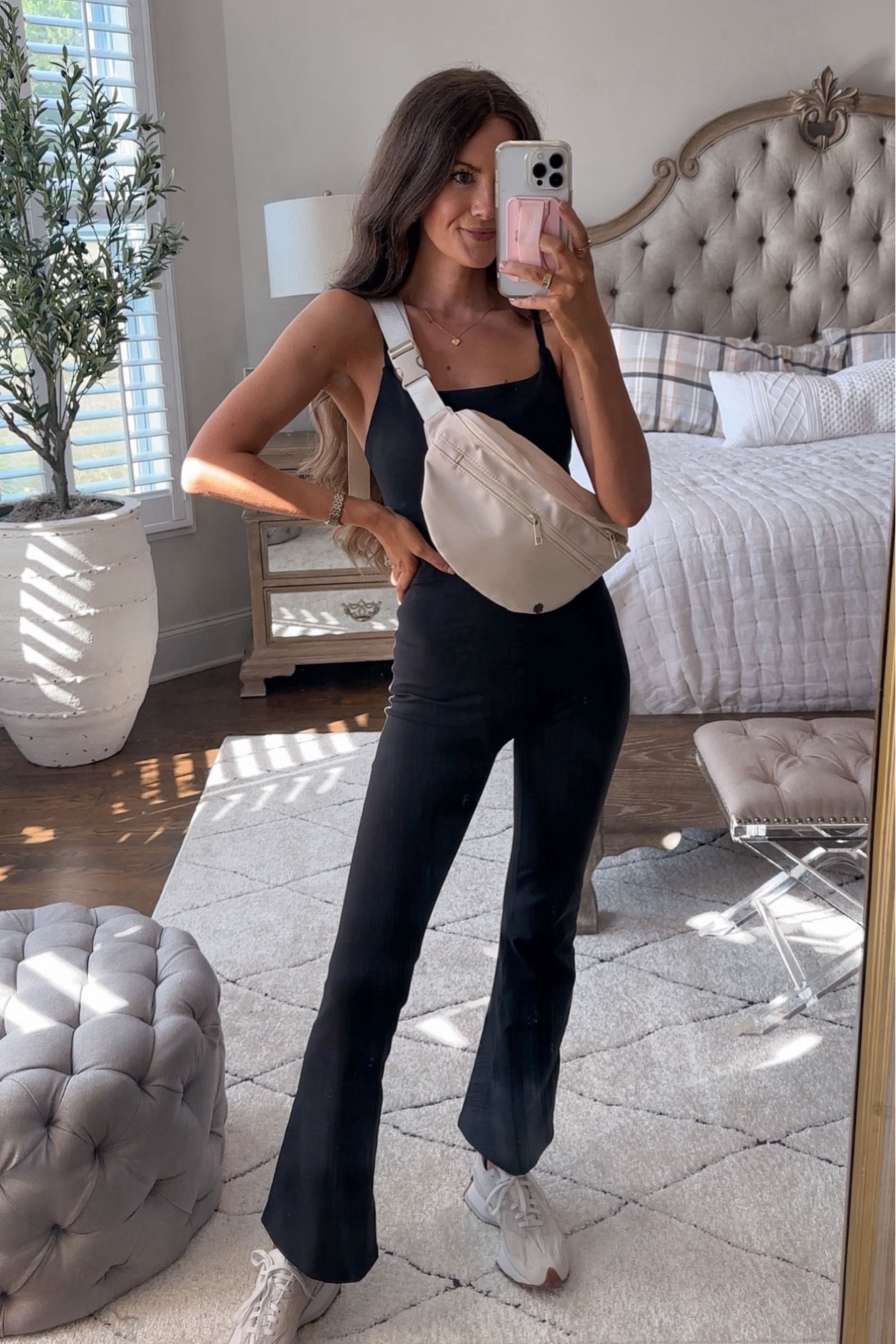 Nordstrom Anniversary Sale Outfit!
NSALE 2024, activewear, Zella Flex Flare Jumpsuit, New Balance 327 Sneakers, Zella Nylon Belt Bag, heart necklace, Michele watch#LTKsalealert #LTKfindsunder100

#LTKSaleAlert #LTKSummerSales #LTKxNSale