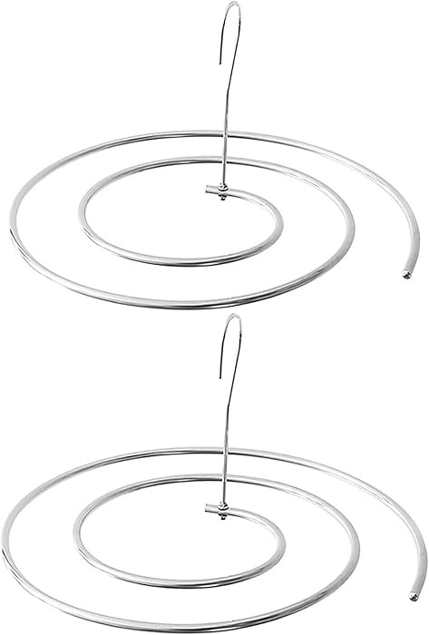 WAIKAS Pack of 2 Spiral Sheet Hanger, 304 Stainless Steel, Hangers Space Saving for Bedspreads Co... | Amazon (US)