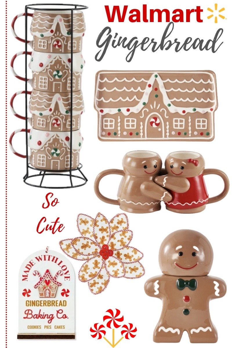 Walmart kitchen home decor! Gingerbread decor for Christmas! Affordable holiday decor at Walmart! Gingerbread mug

#LTKHoliday #LTKHome #LTKGiftGuide