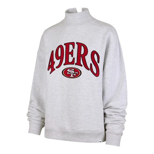 SAN FRANCISCO 49ERS VANTAGE '47 MOCK NECK PULLOVER WOMENS | '47Brand