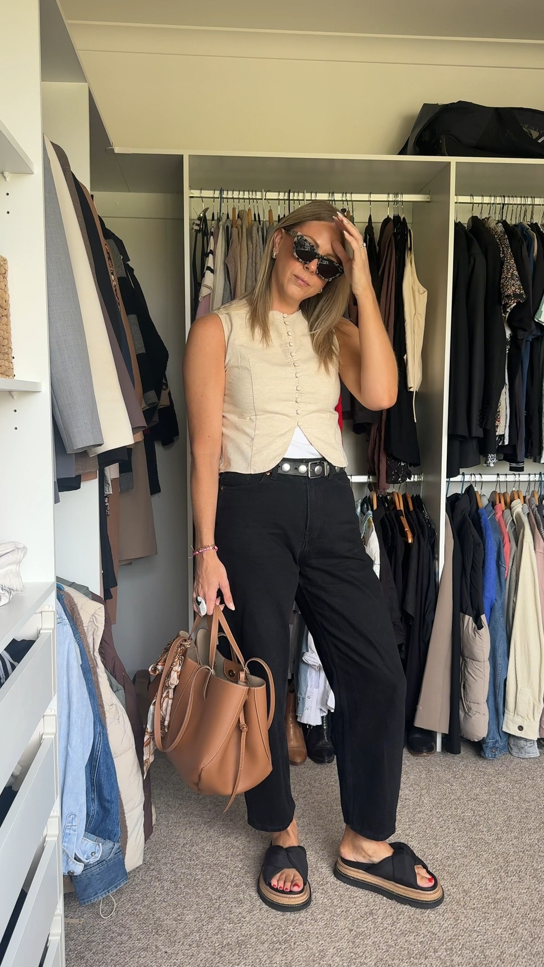 Barrel leg jeans for a day in the office 

#LTKaustralia #LTKsummer #LTKworkwear