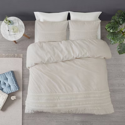 Roselle Cotton Seersucker Duvet Cover Set | Target