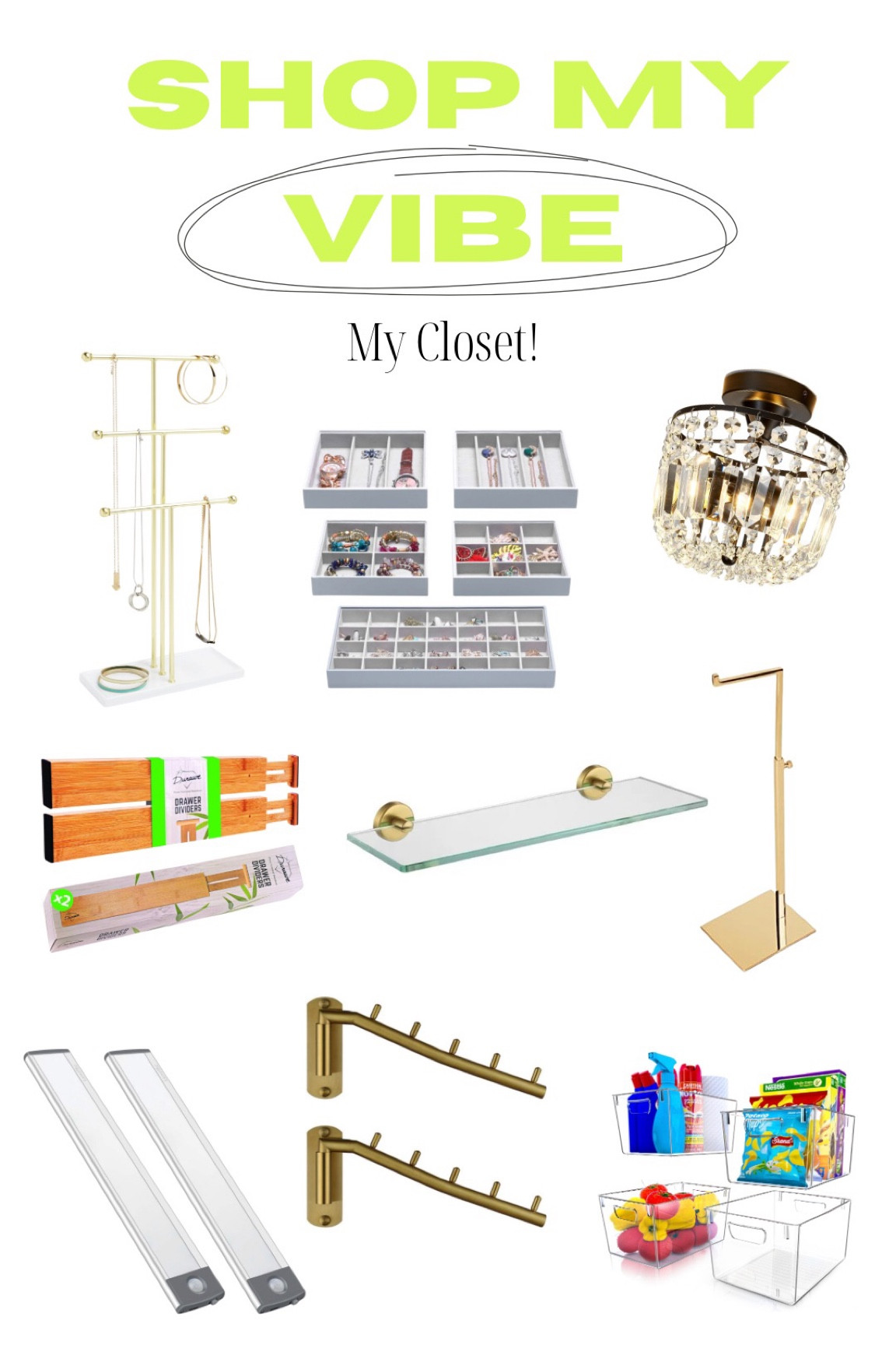 My faves in my closet! These help keep my clothes and jewelry organized  

#LTKfindsunder50 #LTKhome