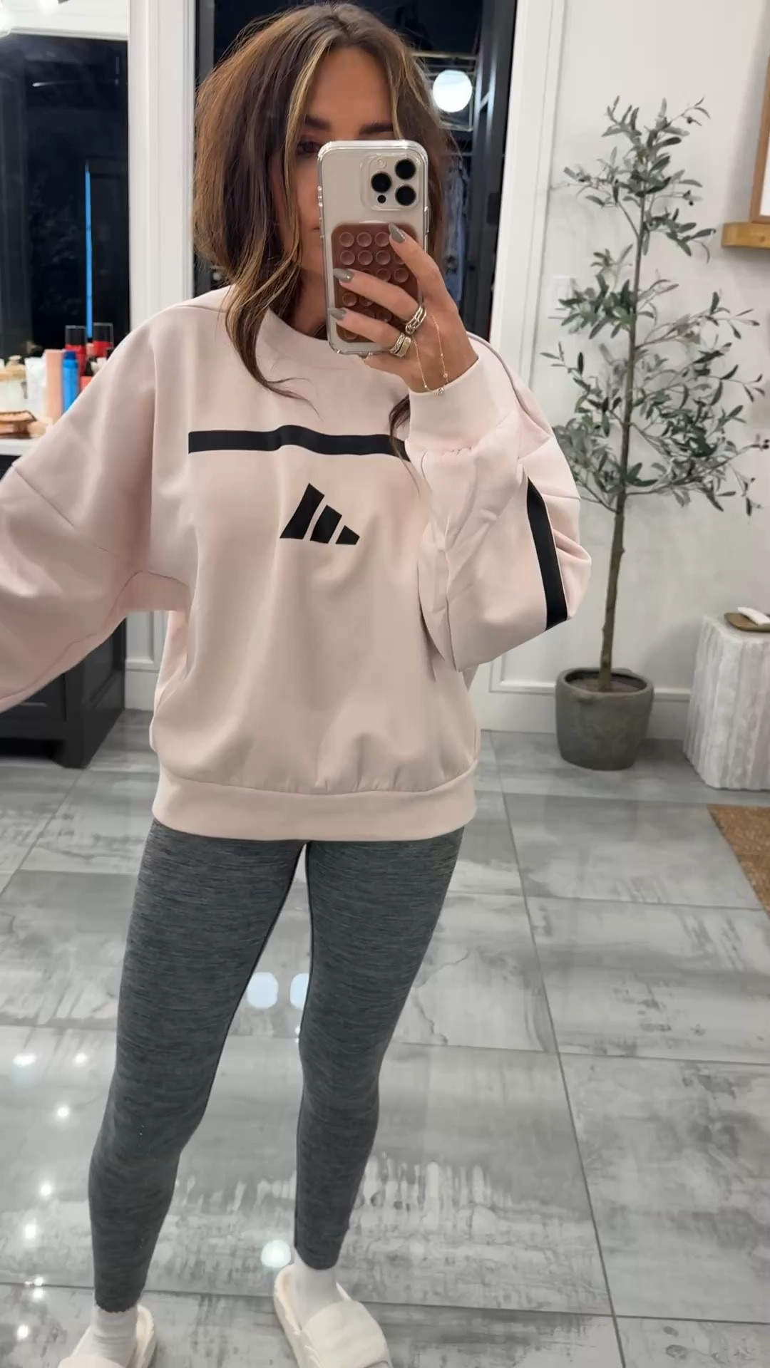 Med top, XS leggings, slides true to size #createdwithadidas @adidas

#LTKSeasonal #LTKFitness #LTKStyleTip