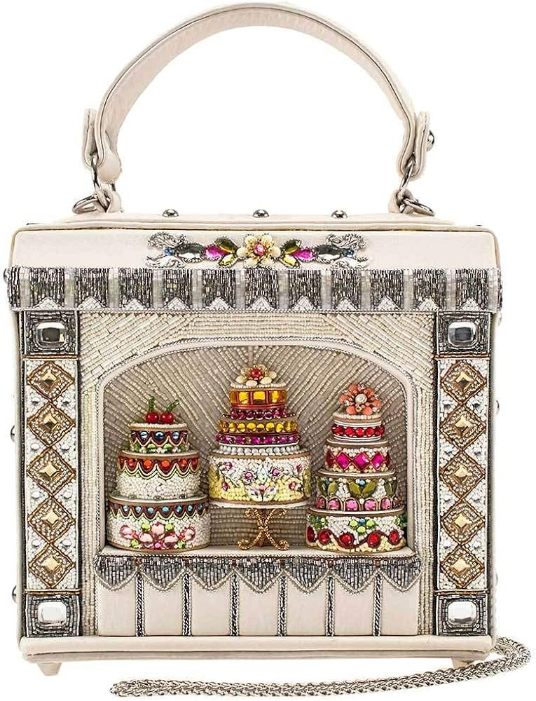 Mary Frances Cake Shop Womens Top Handle Bag, Ivory | Amazon (US)