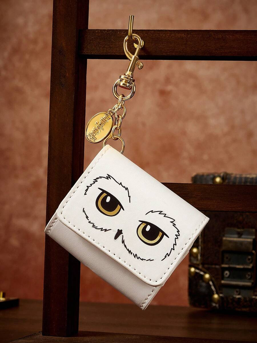 HARRY POTTER X SHEIN 1 Cute Pu Leather Cartoon Decorative Earphone Bag, Keychain, Change Bag, Bag... | SHEIN