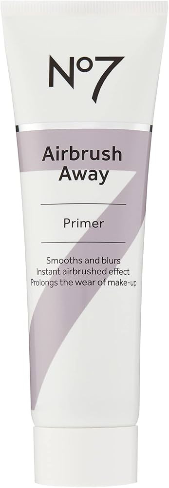 No7 Airbrush Away Face Primer - Hydrating Makeup Primer with Hyaluronic Acid - Helps to Smooth th... | Amazon (US)