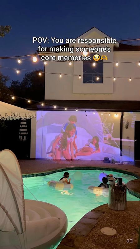 Summer swim party viral finds! LG projector with Amazon floats

#LTKParties #LTKFamily #LTKSwim