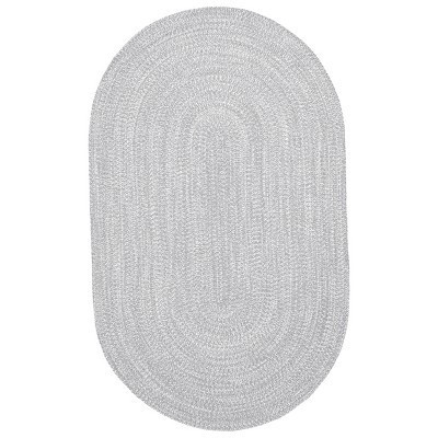 Braided Reversible Two-Tone Indoor Outdoor Runner or Area Rug, 8'x10', Slate-White - Blue Nile Mill | Target