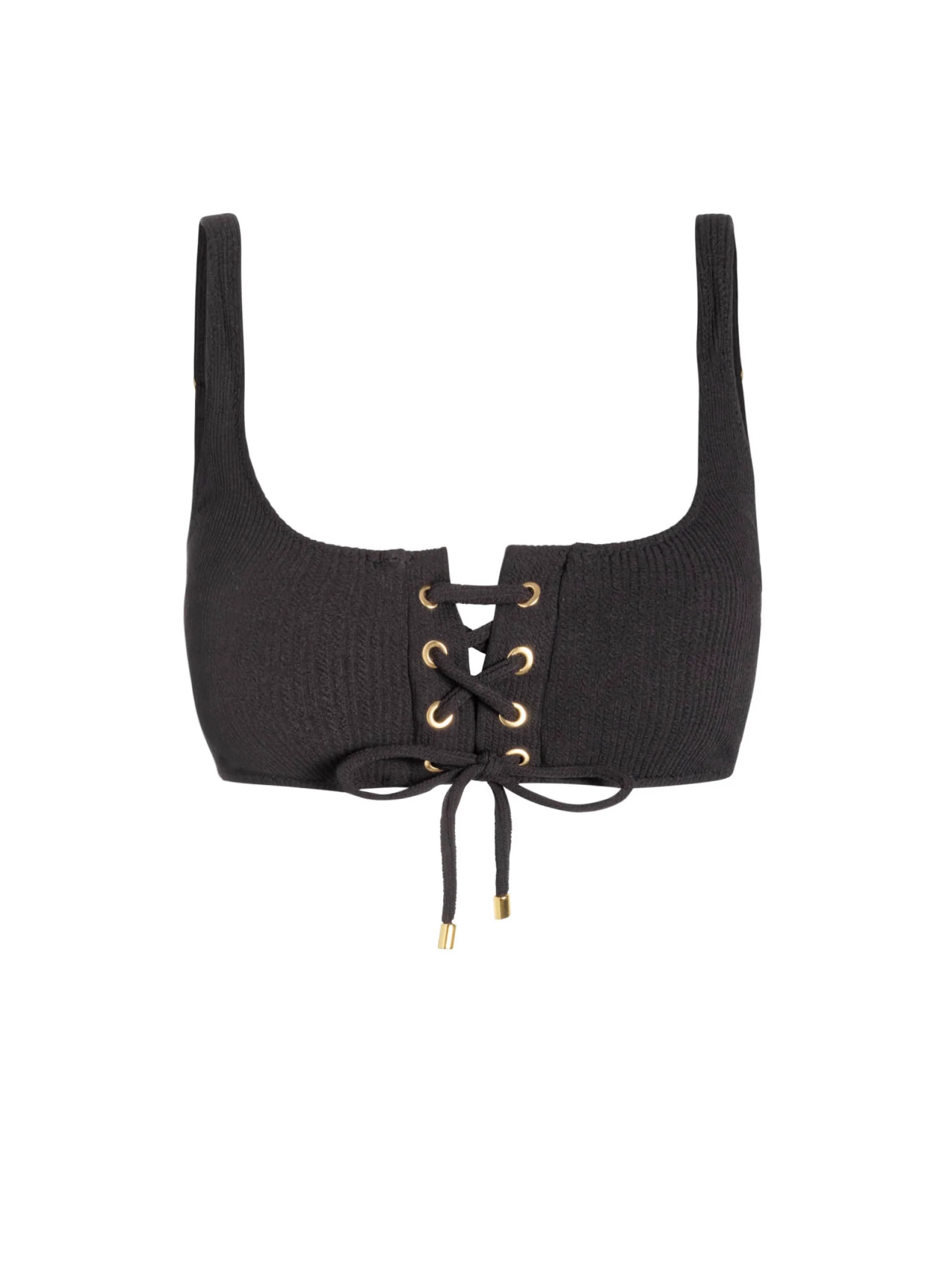 Samara Top In Black Texture | Change of Scenery