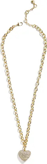 Millie Crystal Heart Pendant Necklace | Nordstrom