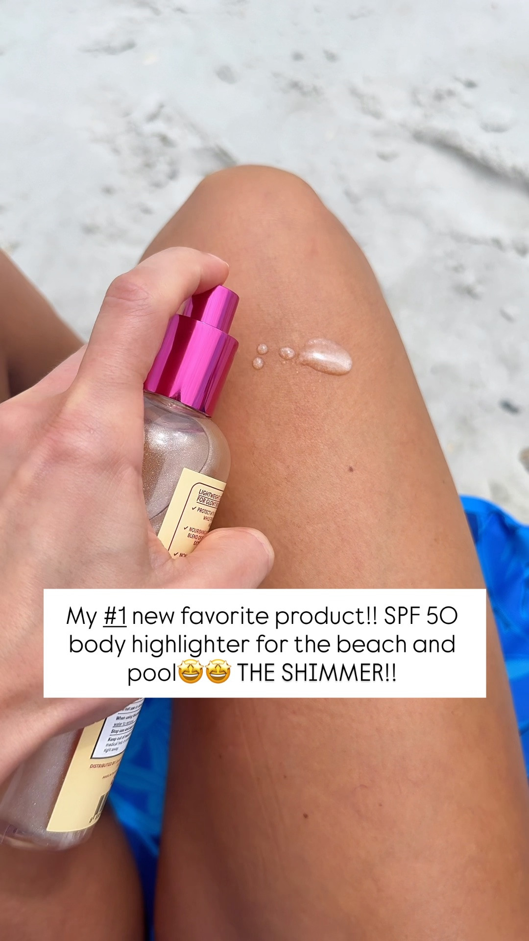 I am LOVING this new SPF 50 body highlighter serum for the beach and pool! It makes your skin GLOW! And keeps it hydrated too! Vacation essentials. Beach vacation. Beach day must-haves.

#LTKselfcare #LTKSwim #LTKBeauty