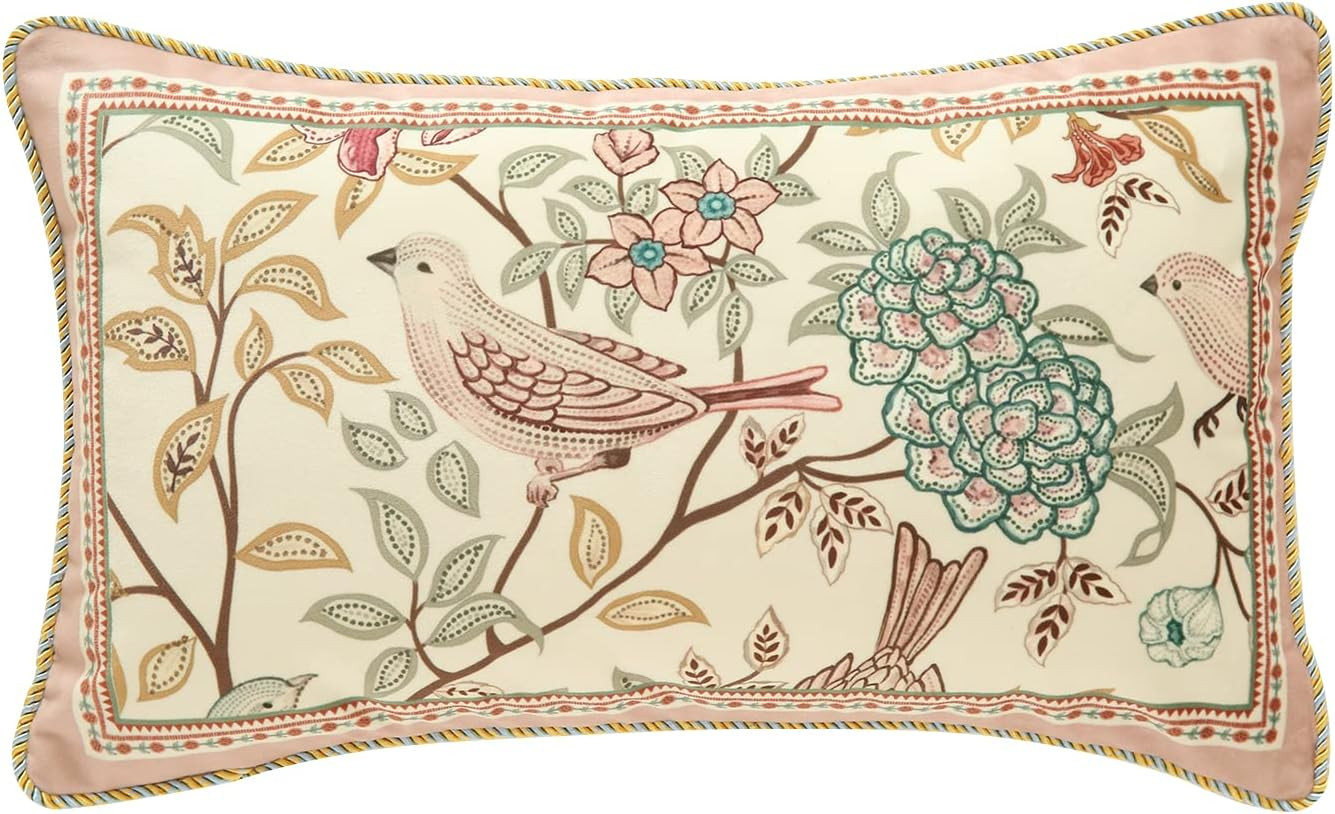 patdrea Designer Outdoor Pillows Covers Decorative Rectangle Throw Pillow Covers, Velvet Farmhous... | Amazon (US)