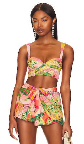 x REVOLVE Passiflora Top in Palm | Revolve Clothing (Global)