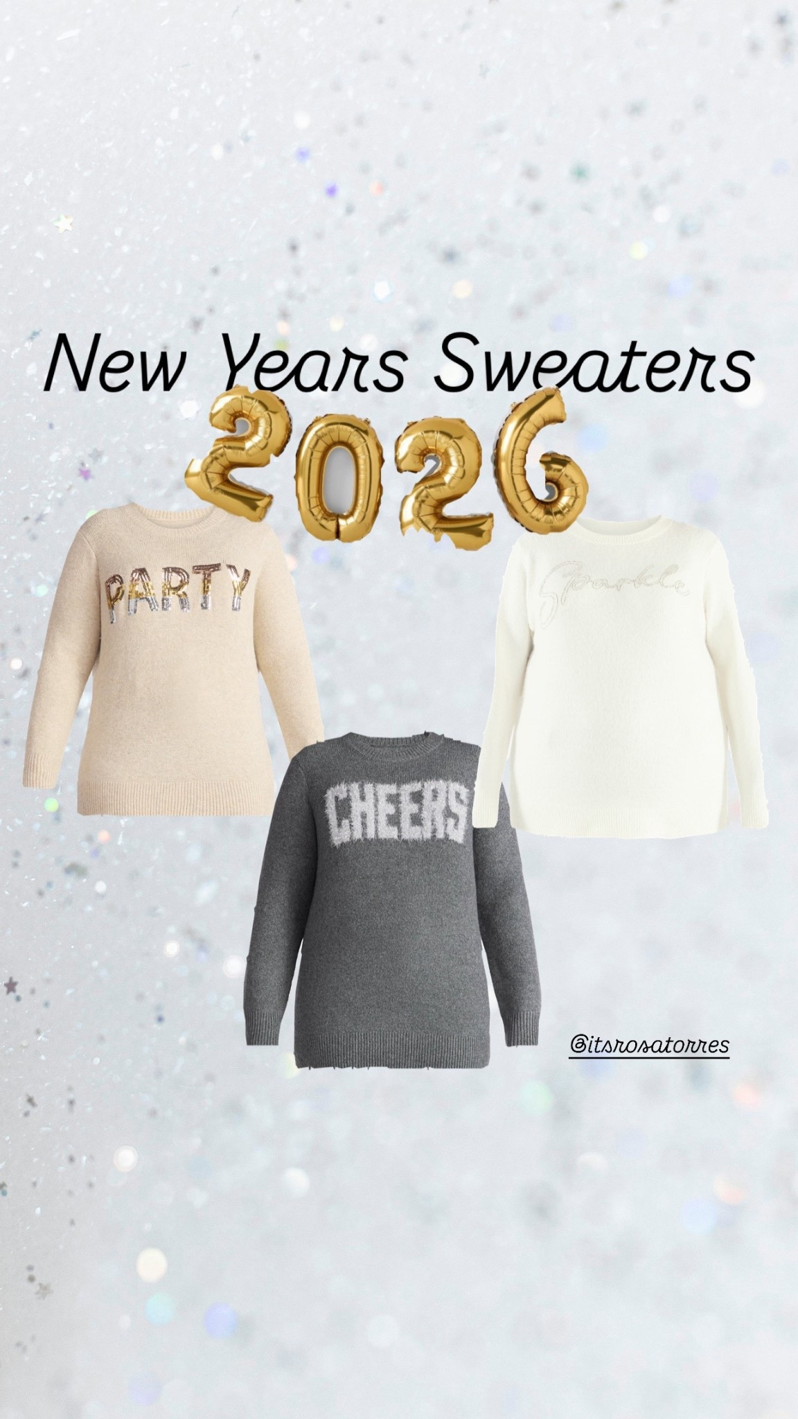 New Year’s Eve Sweaters cozy to ring the New Year 2026!

#newyear #nye #nyesweaters #walmart #walmartfinds #nuevoaño #2026 #cozysweaters #cheer #newyeareve #nye2026

#LTKSeasonal #LTKHoliday #LTKmomlife