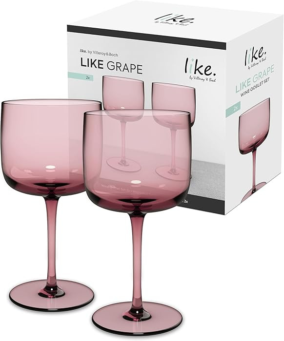 Villeroy & Boch Like Grape Wine/Water Glass Pair | Amazon (US)