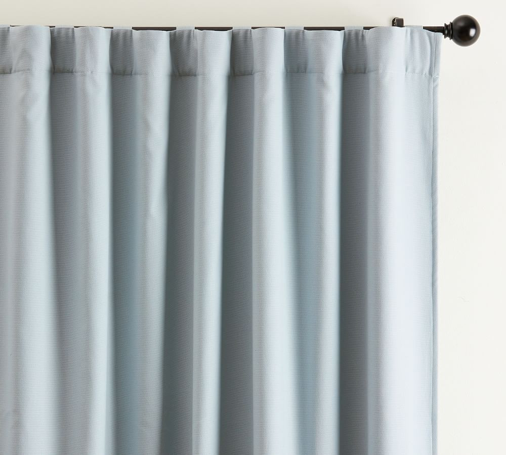 Broadway Curtain - Set of 2, Chambray Blue, 50 x 84&amp;quot; | Pottery Barn (US)