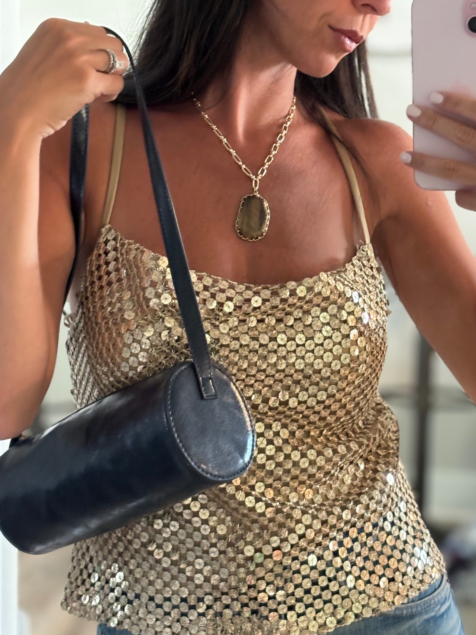 Navy & Gold ✨ #navy #gold #latesummer #transitional

#LTKStyleTip #LTKFindsUnder50 #LTKItBag