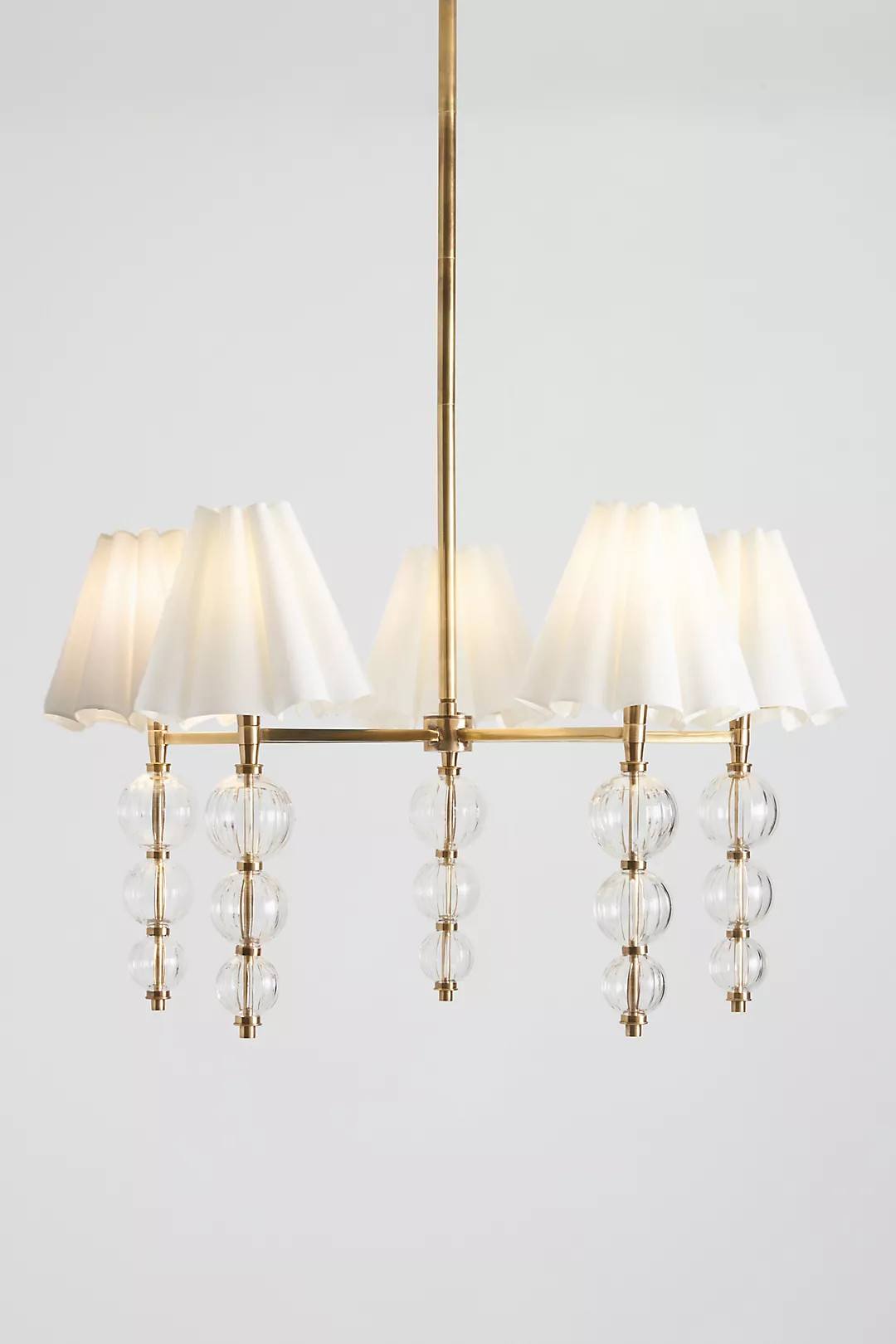 Giulia Cut-Glass Shaded Chandelier | Anthropologie (US)