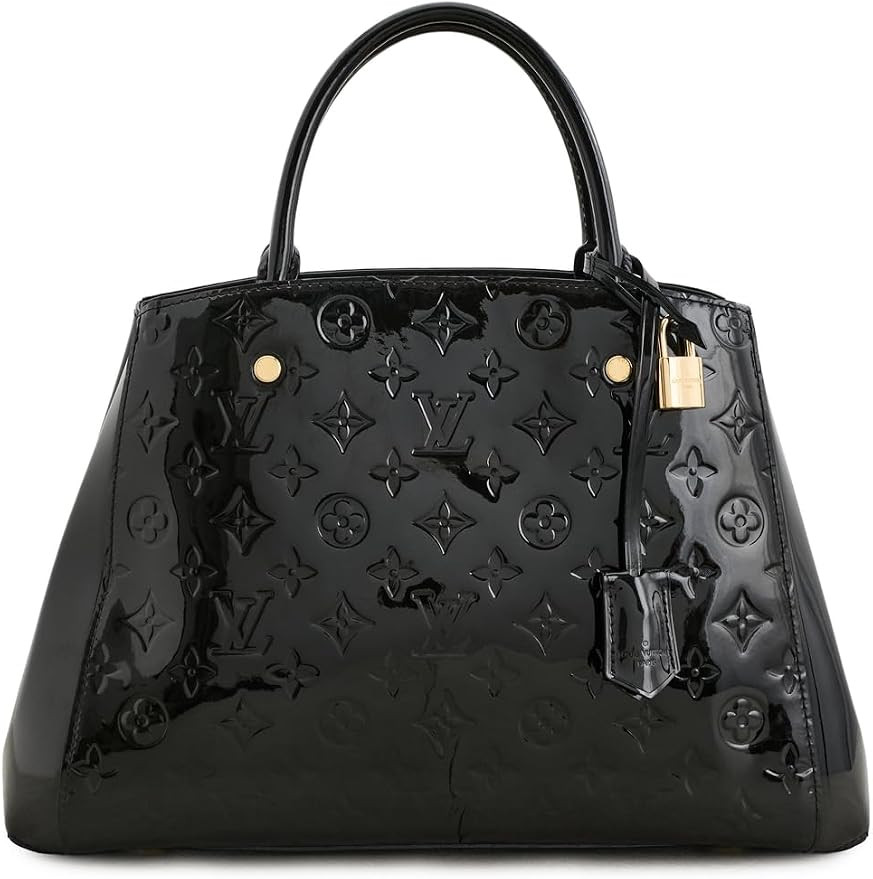 WHAT GOES AROUND COMES AROUND Women's Pre-Loved Louis Vuitton Vernis Montaigne MM Handbag | Amazon (US)