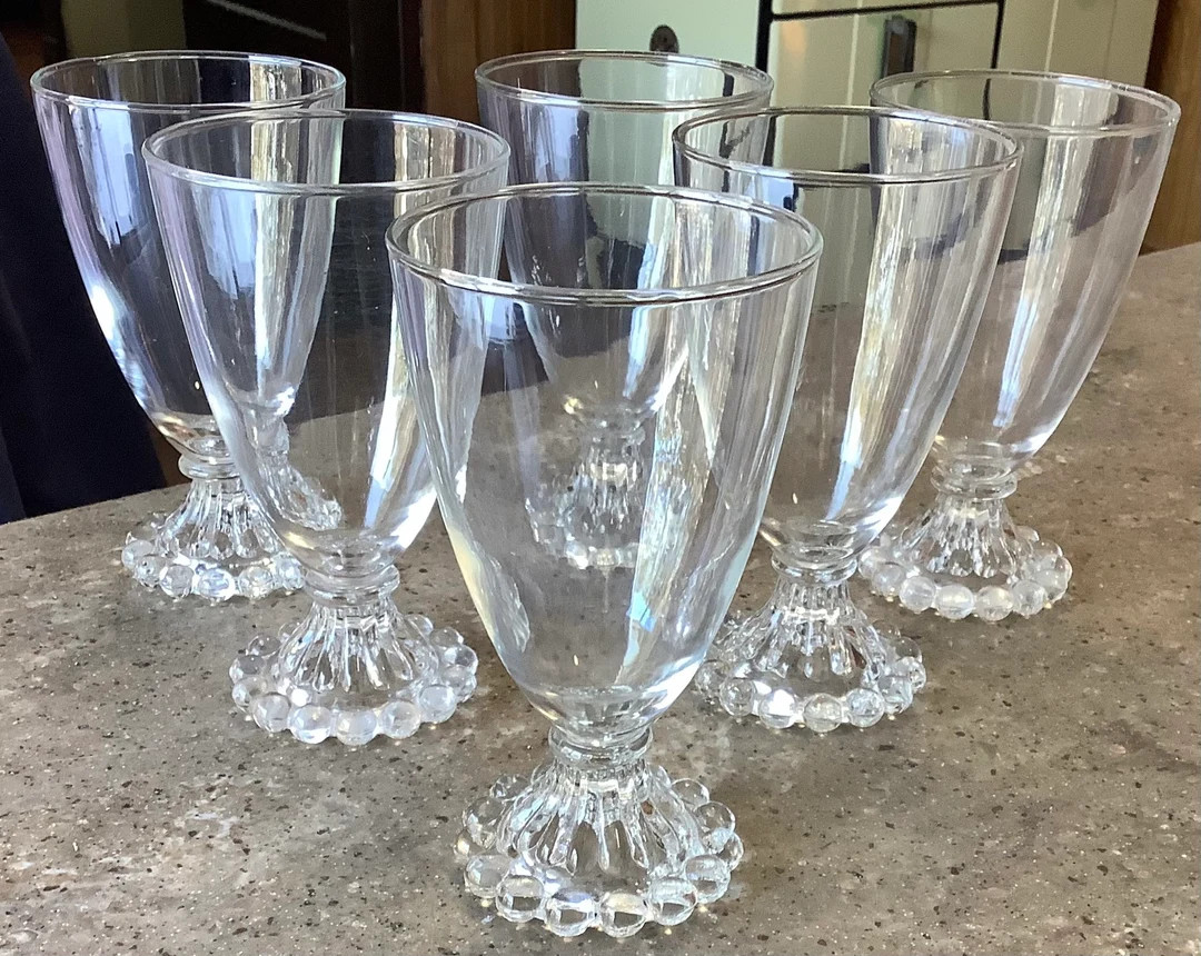 Vintage Anchor Hocking Boopie Glass 6 Piece Berwick Tumbler Set | Etsy (US)