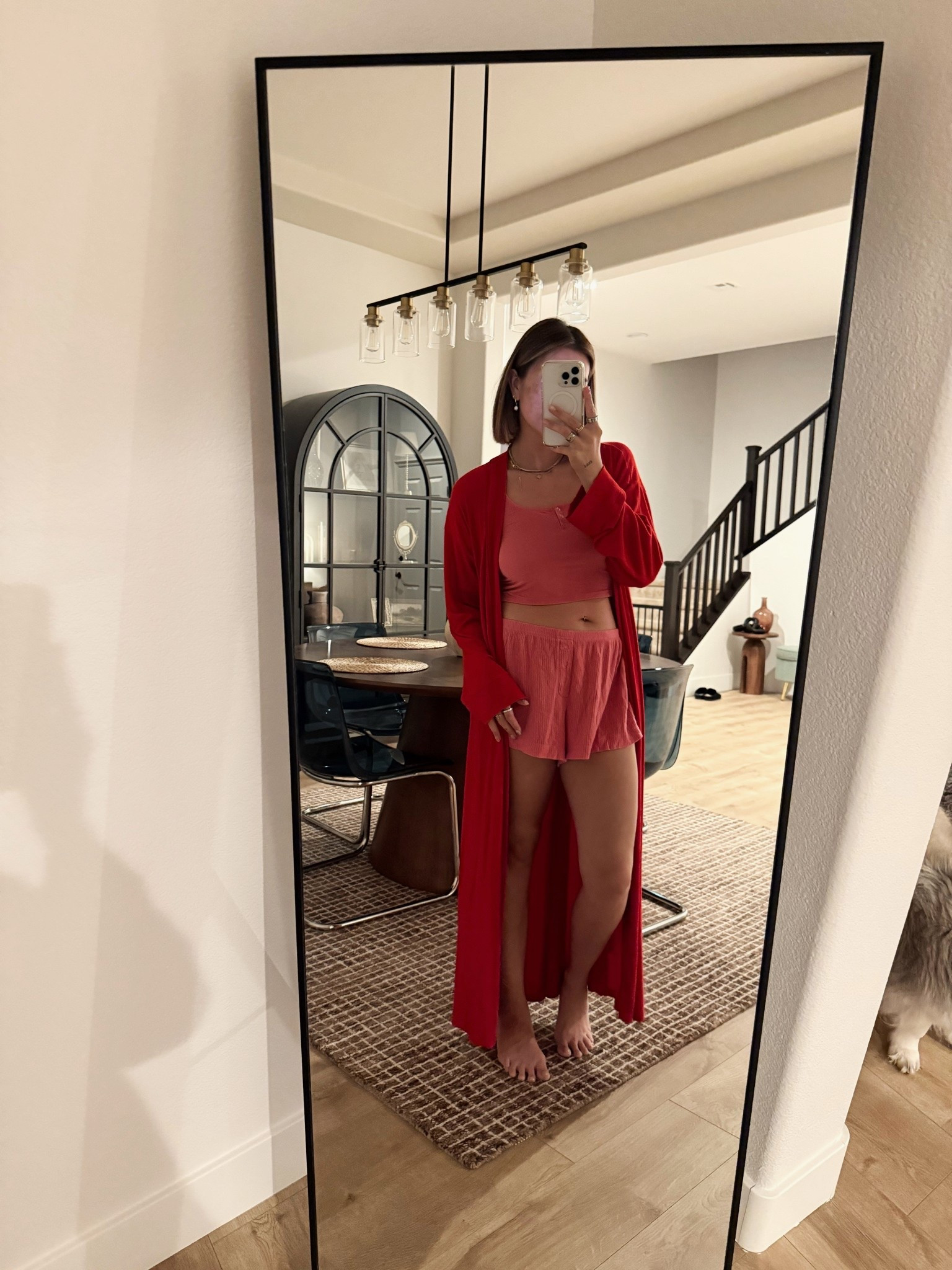 Sleepyhead, in her most favorite robe and pajamas 🩷

#LTKHome #LTKselfcare #LTKootd