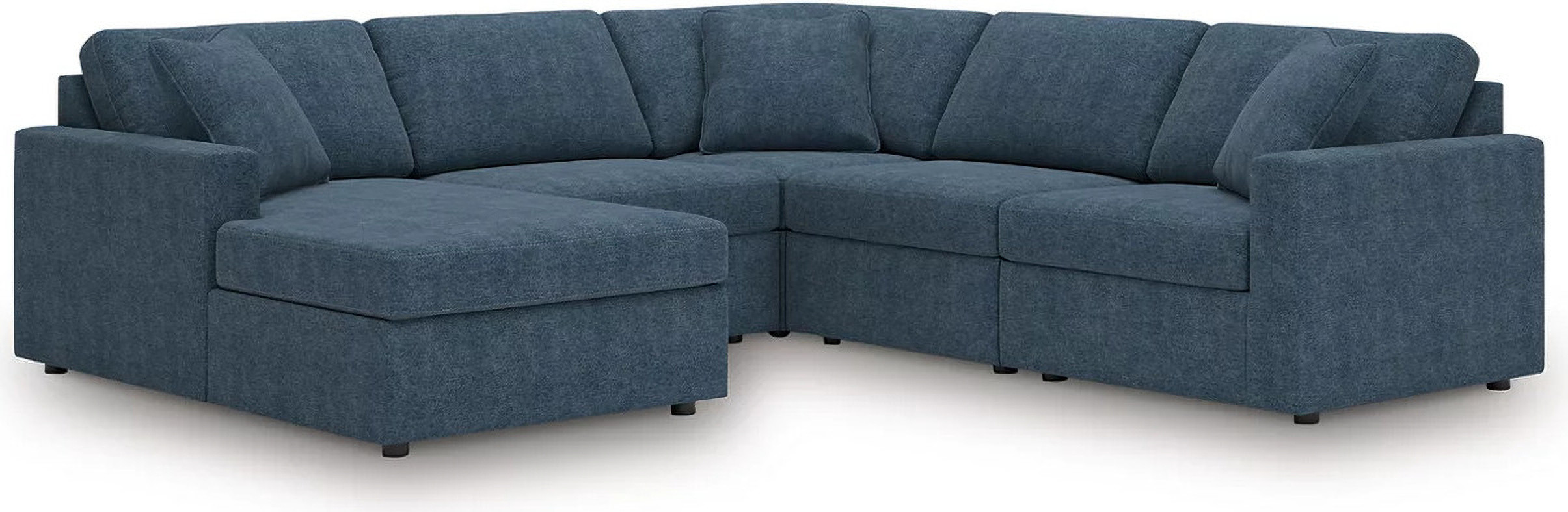 Modmax 5-Piece Sectional with LAF Chaise In Ink | 1stopbedrooms